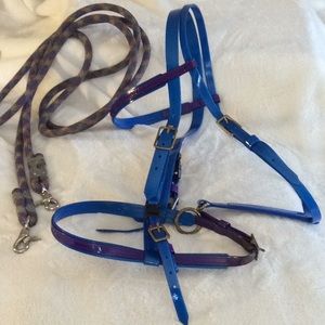 Biothane Bridle and Rope Reins Convertible